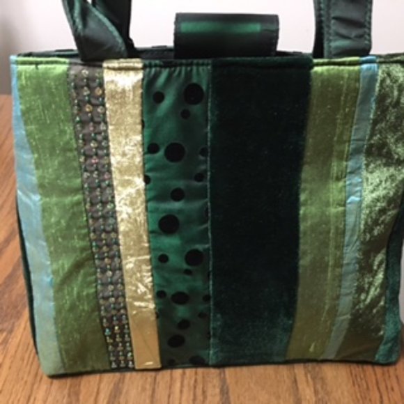 Vintage Bath & Body Works Purse  UNIQUE Fabrics - Picture 1 of 9